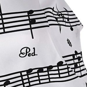 Dresses - Fit & Flare Sheet Music Swing Dress Dresses - Fit & Flare Sheet Music Swing Dress